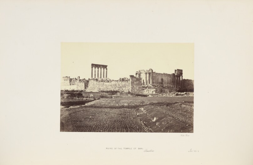 Ruins of the Temple of Baal. Baalbec