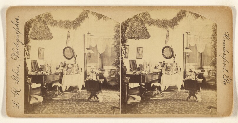 [Interior of a house at Coudersport, Pa.]