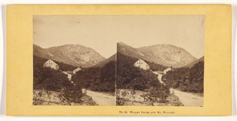Willey House and Mt. Willard.