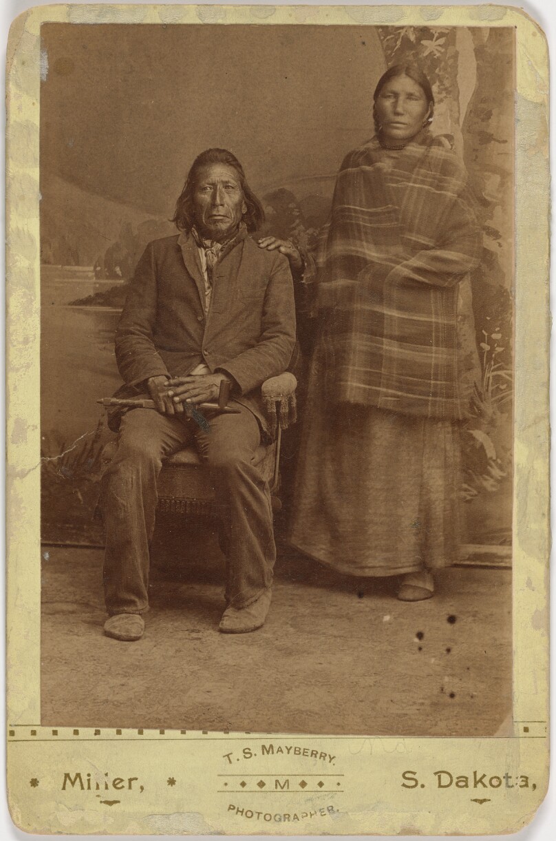 [Native American man and woman]