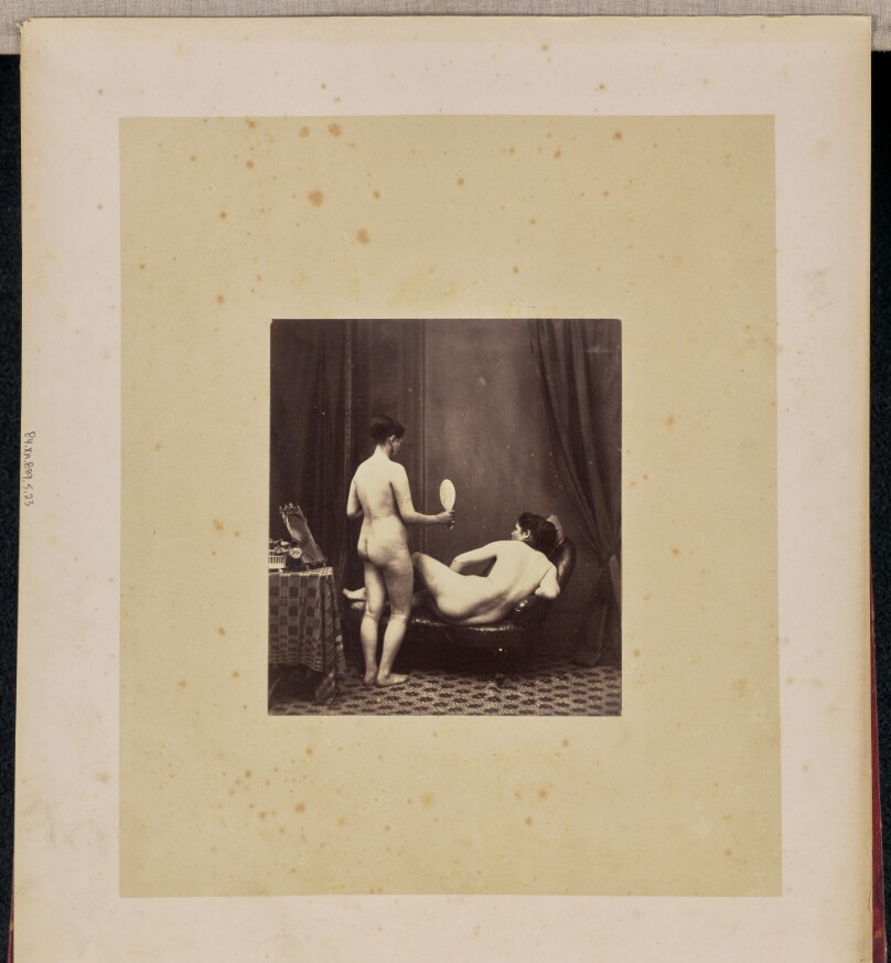 [Portrait of two women, nude]