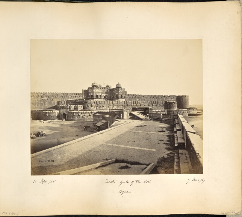 Agra; The Fort, Delhi Gate