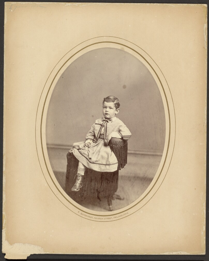 [George Fauntleroy Davidson, Aged 3 Years & 10 months]