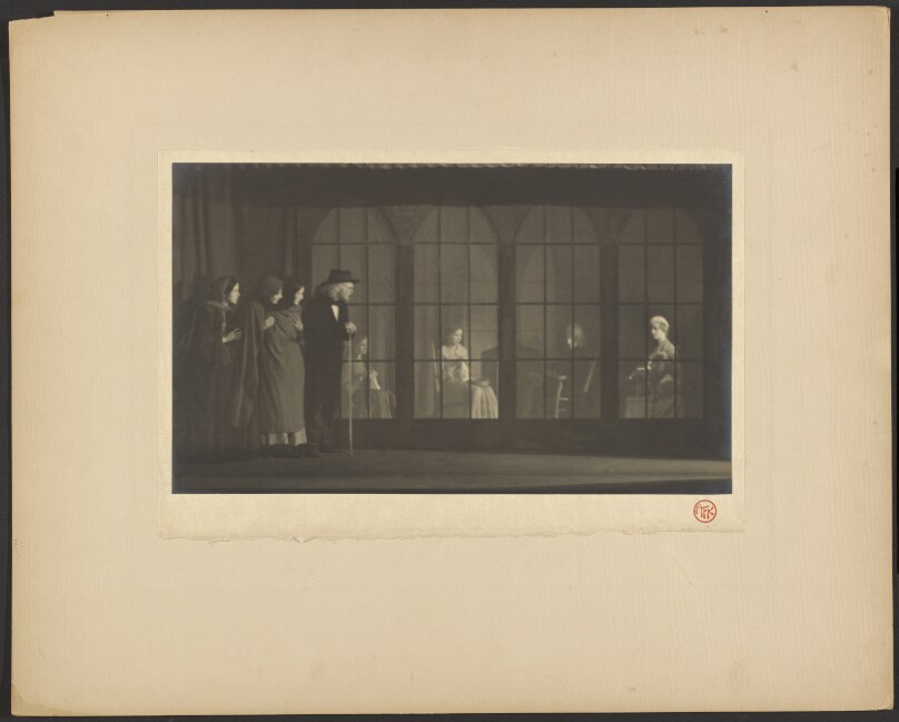 The Moment of Impending Tragedy, a Scene from Maeterlinck's "Interior"