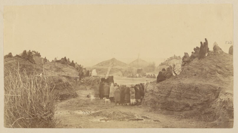 [A Pawnee Village]