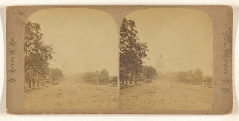 [Pennsylvania Avenue, Washington, D.C. with view of The U.S. Capitol]