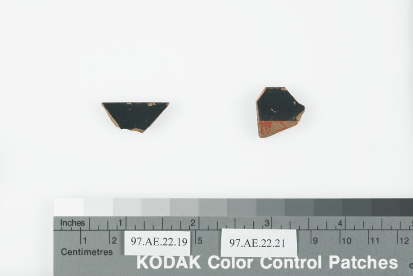 Fragment of an Attic Coral-Red Phiale