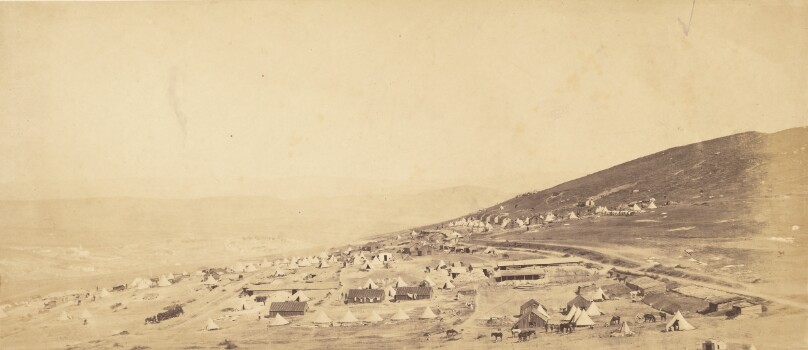 Camp of the 4th Light Dragoons, Officers Quarters.