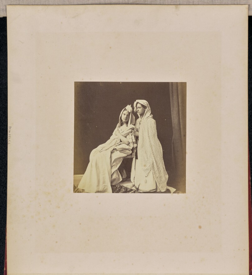 [Portrait of two women]