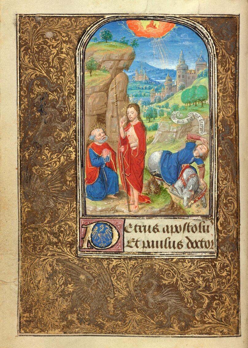 Christ Appearing to Saint Peter; The Conversion of Saint Paul