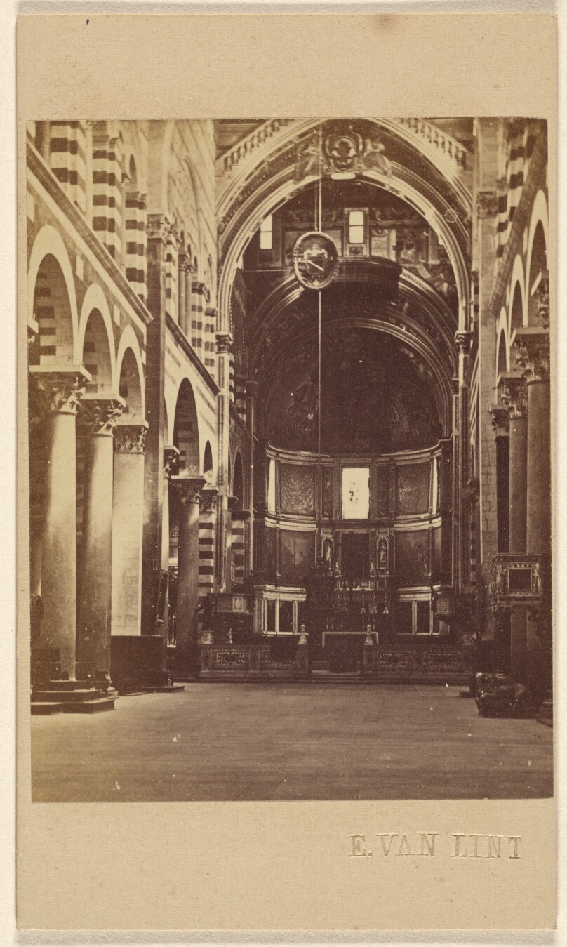 Interior of the Cathedral - In Pisa -