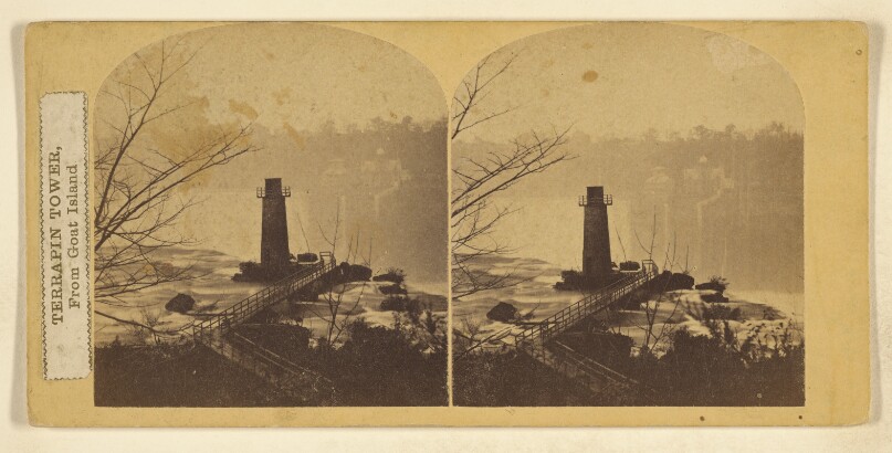 Terrapin Tower, from Goat Island [Niagara Falls, New York]