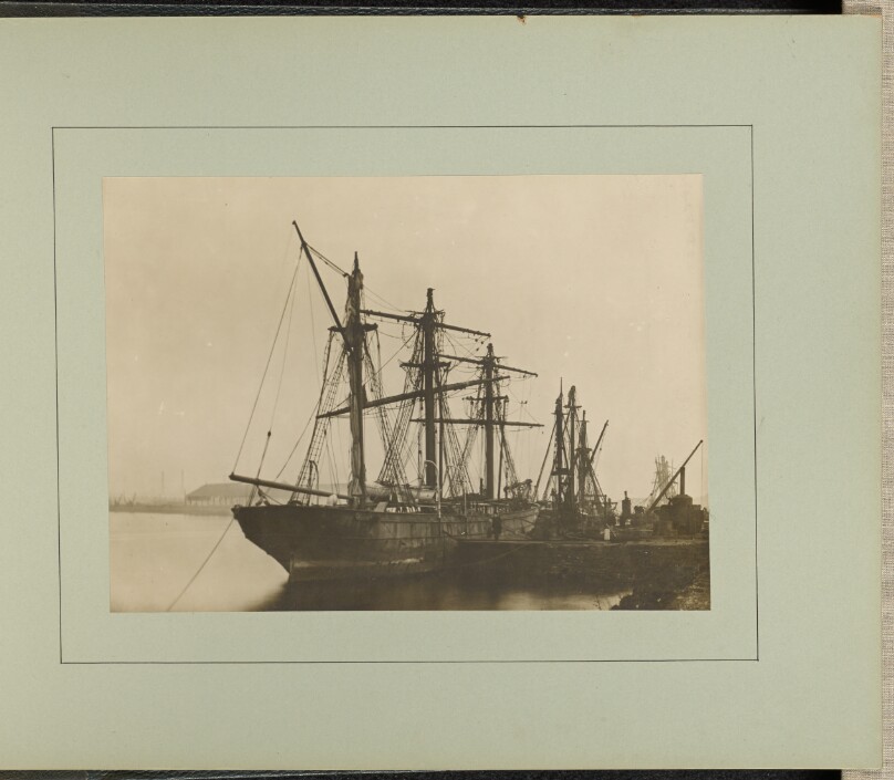 Salford Docks - Timber Ships at Trafford Wharf