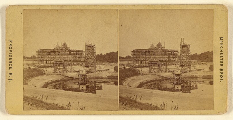 [Building under construction, probably around Providence, Rhode Island]