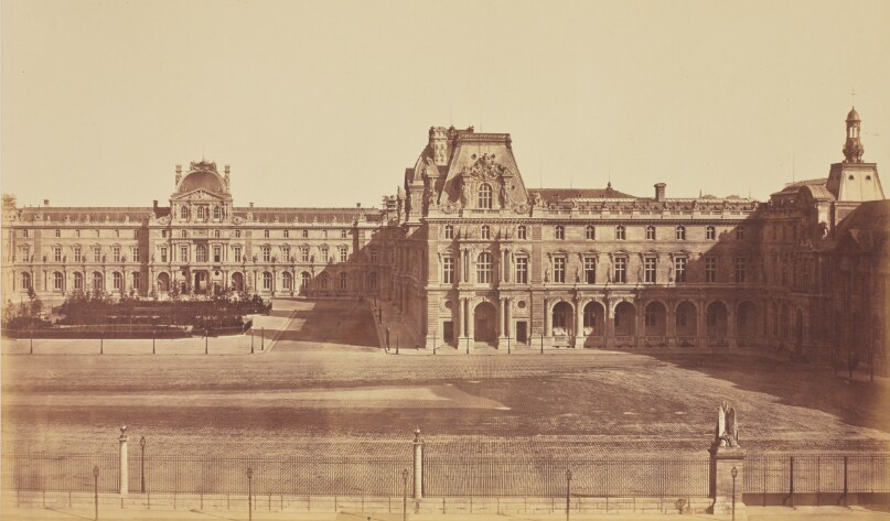 [The Cour Napoléon Seen from the Tuileries, Louvre, Paris]