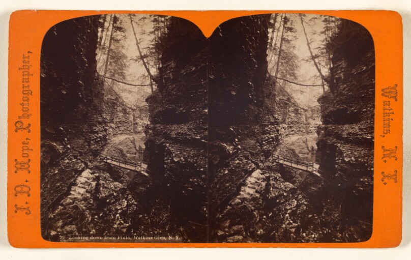 Looking down from Pluto, Watkins Glen, N.Y.