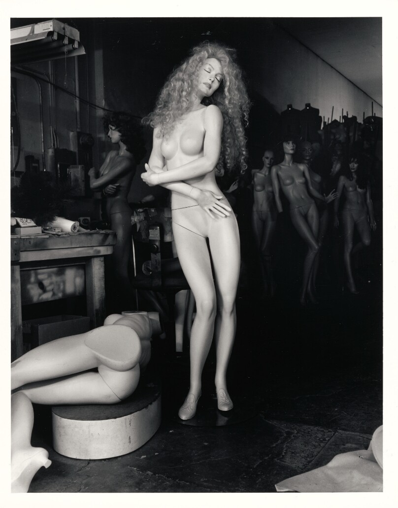 Blonde Mannequin in Mannequin Factory, Los Angeles