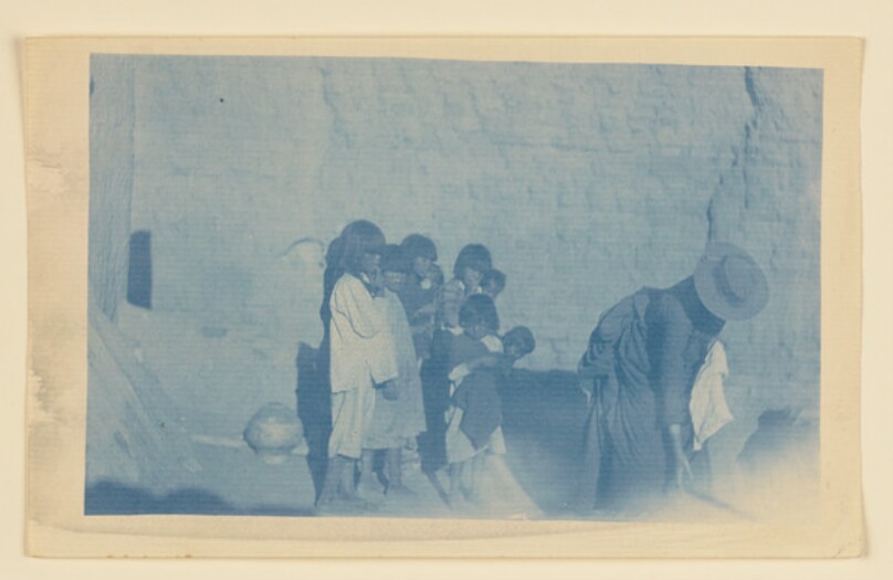[Pueblo Children and Woman, Acoma Pueblo]