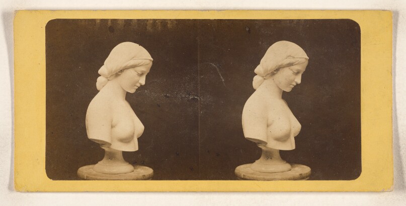 [Palmer Marbles. Unidentified bust of bare-breasted woman]