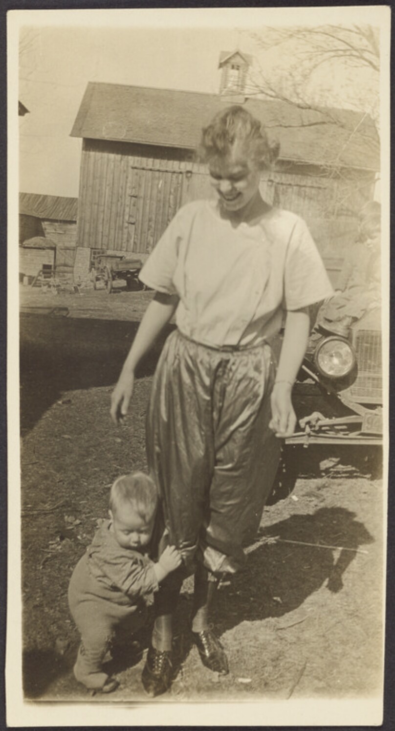 [Woman and baby]