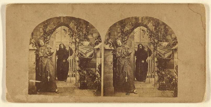 A new knocker at the Monastery door.