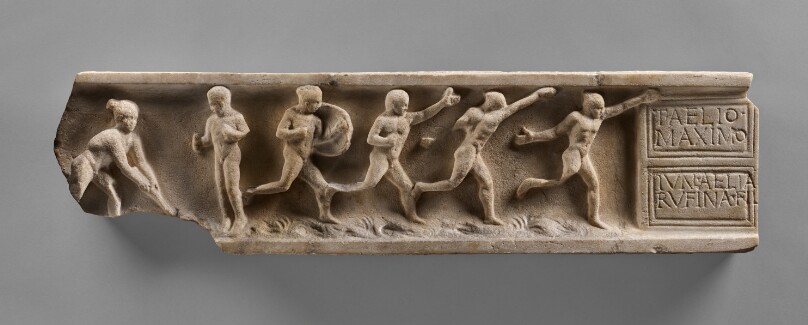 Fragment of a Sarcophagus Lid