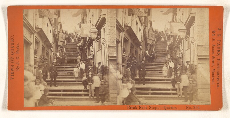 Break Neck Steps. - Quebec.