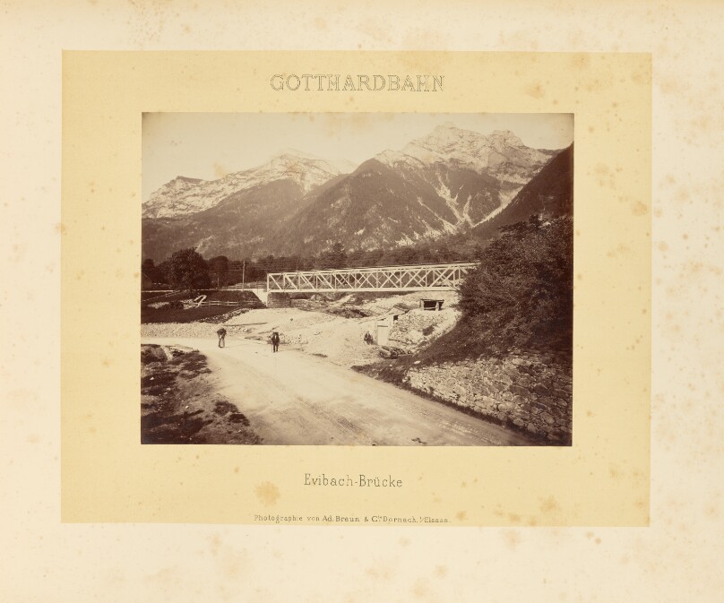 Gotthardbahn: Evibach-Brücke