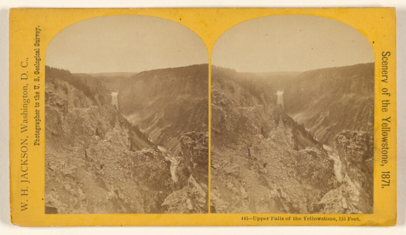 Upper Falls of the Yellowstone, 115 Feet.
