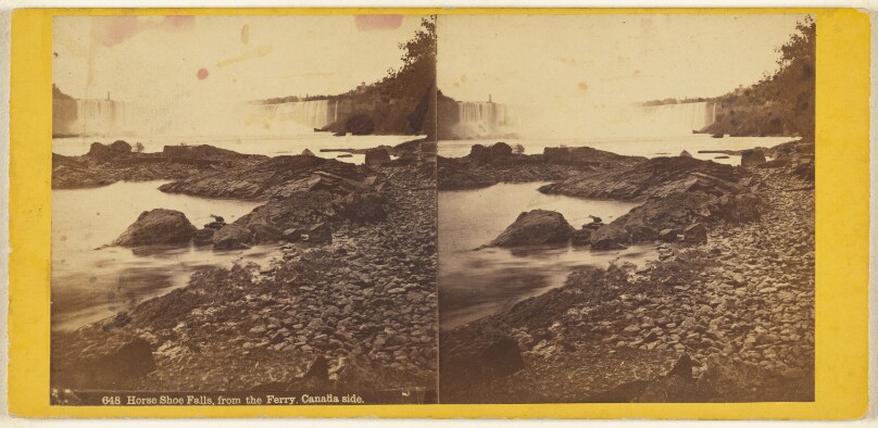 Horse Shoe Falls, from the Ferry, Canada side.