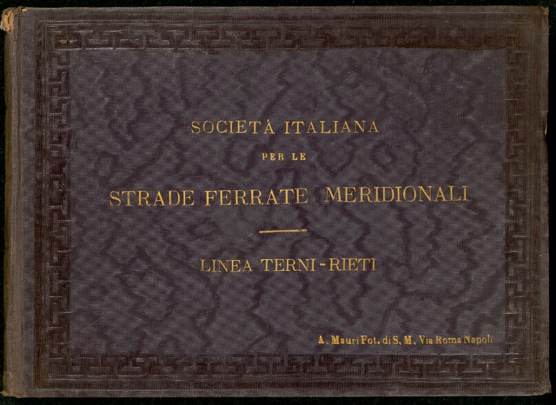 Società Italiana per le Strade Ferrate Meridionali. Linea Terni-Rieti