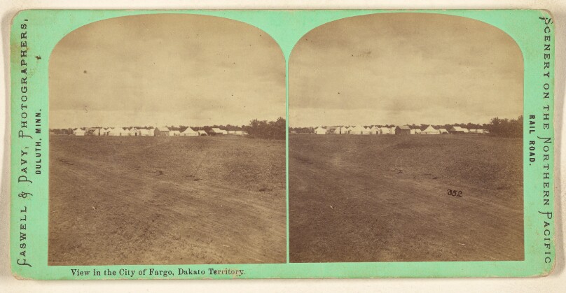 View in the City of Fargo, Dakato [sic] Territory.