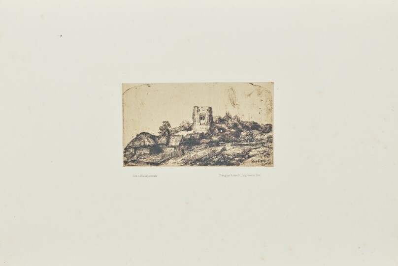 [Landscape with a square tower]