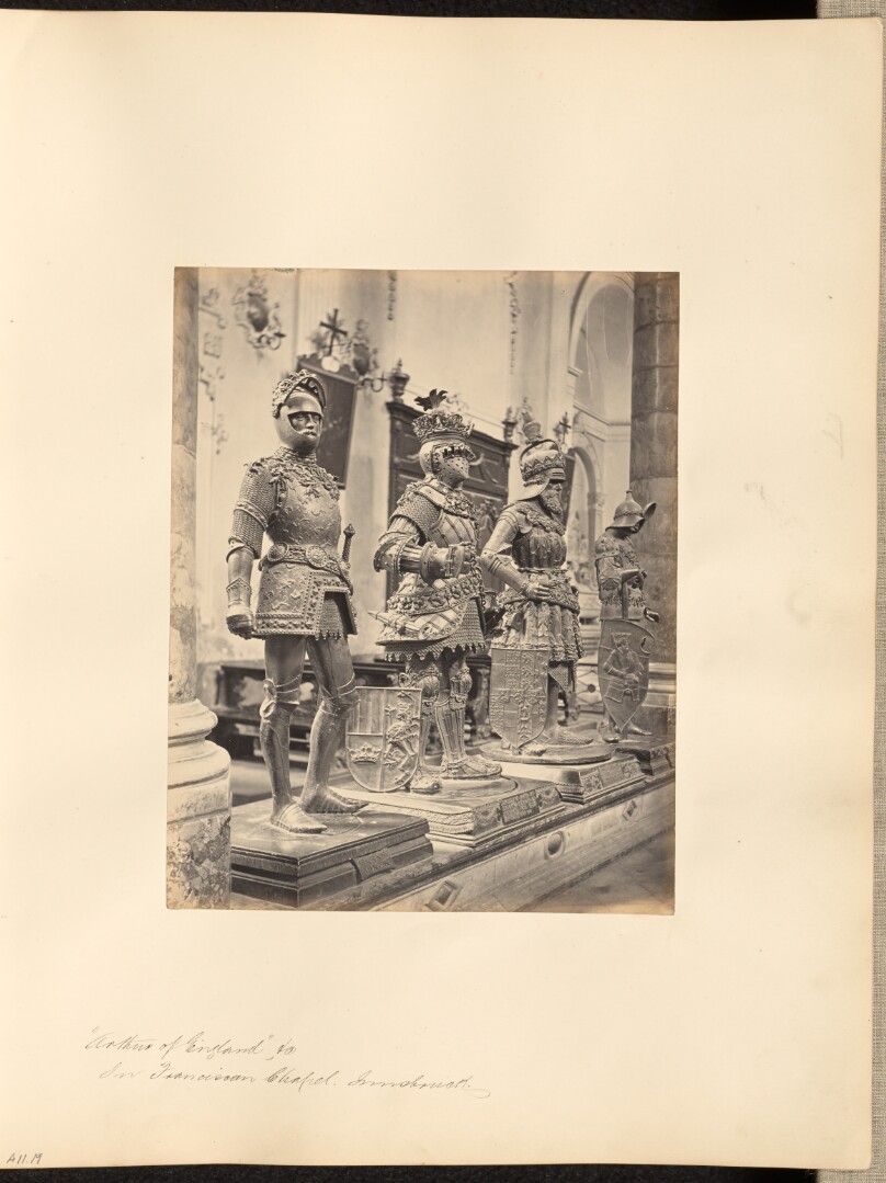 "Arthur of England" [illeg], in Franciscan Chapel, Innsbruck
