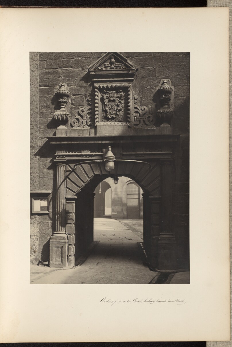 Archway In Outer Court, looking towards the Inner Court.