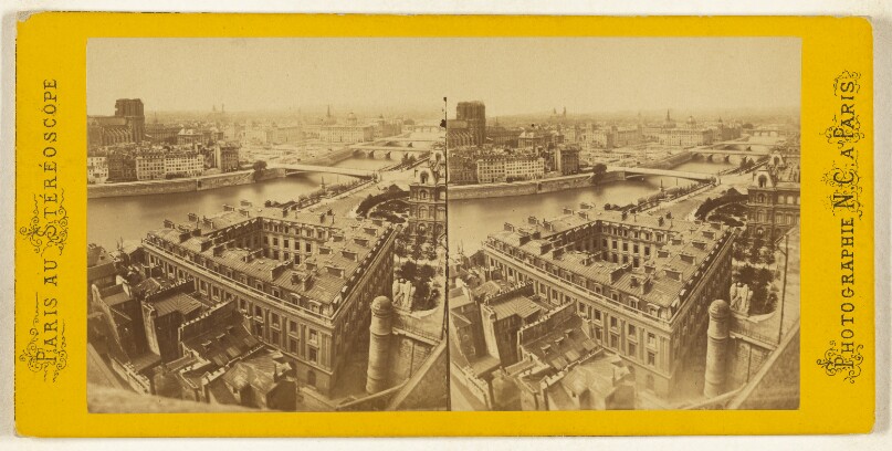 [Panorama. General View of Paris - Bridges over the Seine.]