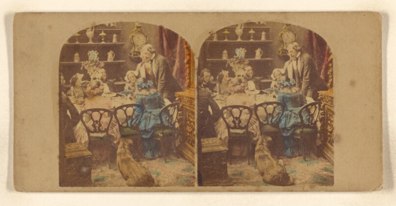 [Family scene at table]
