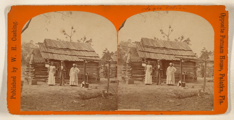 [Black Family and Their Cabin, Florida]