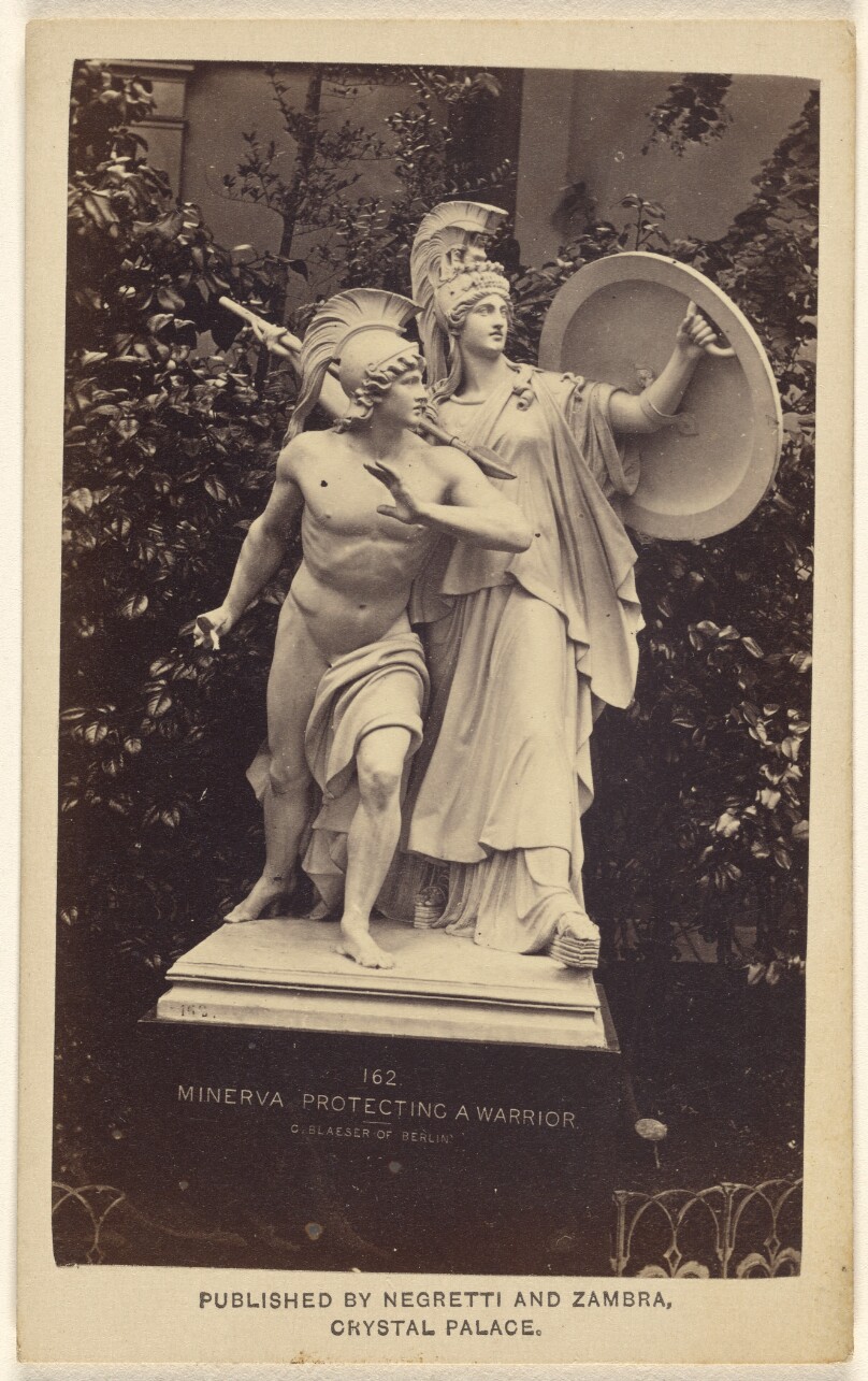 [Minerva Protecting A Warrior by C. Blaeser of Berlin]