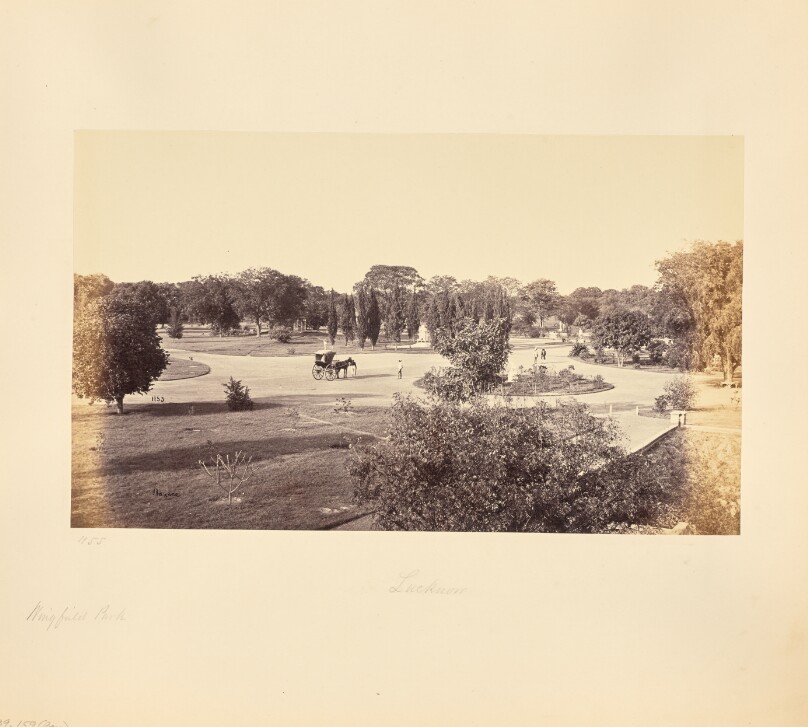 Lucknow; A View in the Wingfield Park