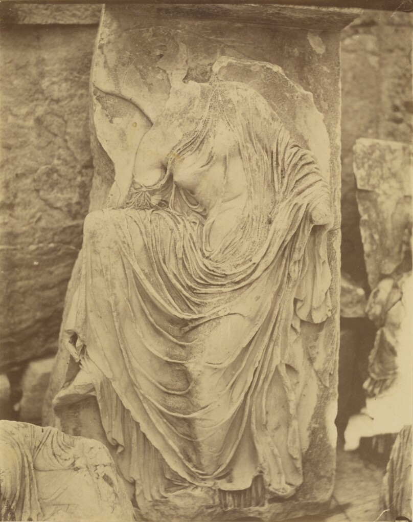 [Wingless Victory - sculptural fragment from the Athena Nike parapet]