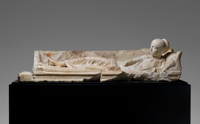 Kline Monument with a Reclining Girl