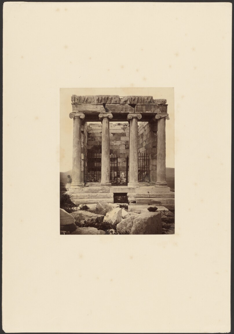 Eastern facade of the Temple of Victory.