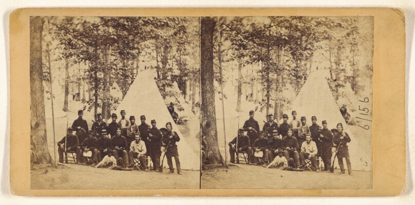 A Camp in a Pleasant Grove. [Army of the Potomac]
