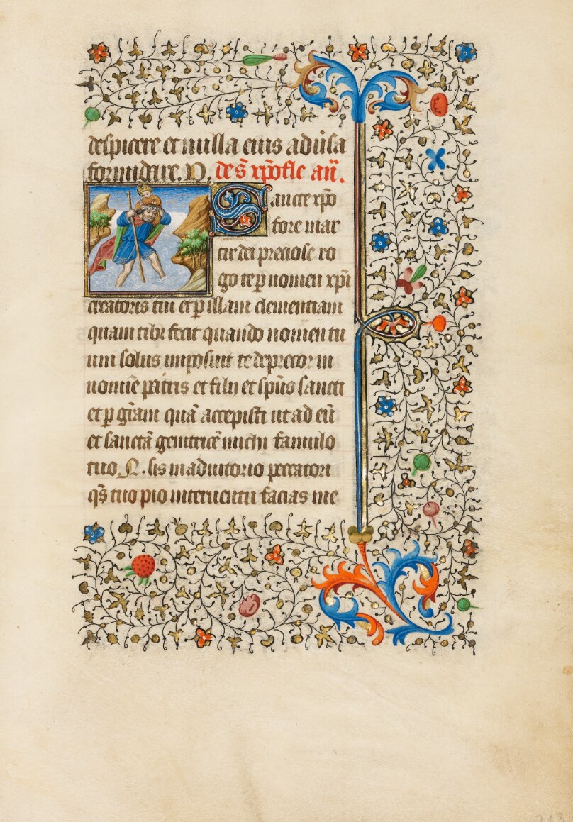Saint Christopher Carrying the Christ Child