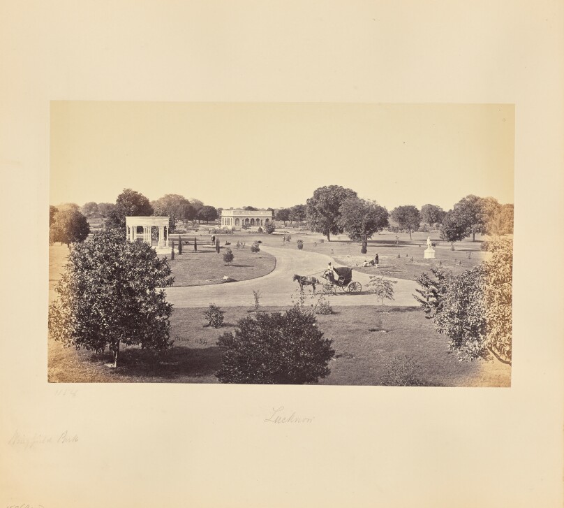 Lucknow; A View in the Wingfield Park