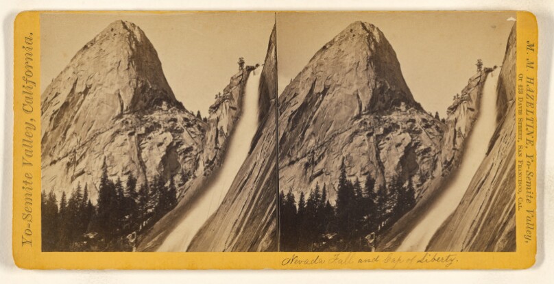 [Nevada Fall and Cap of Liberty.]