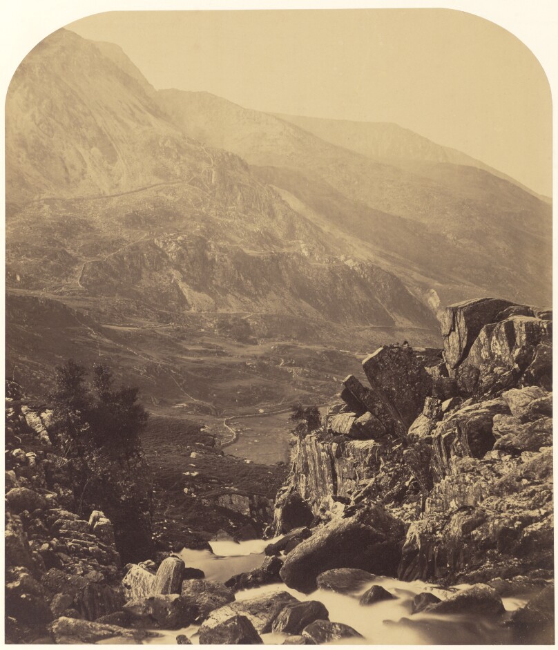 View from Ogwen Falls into Nan Francon