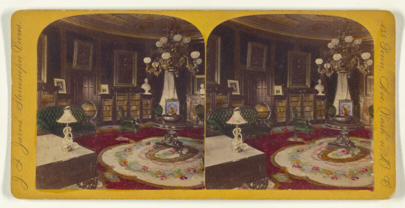 [Interior, unidentified room at the White House]