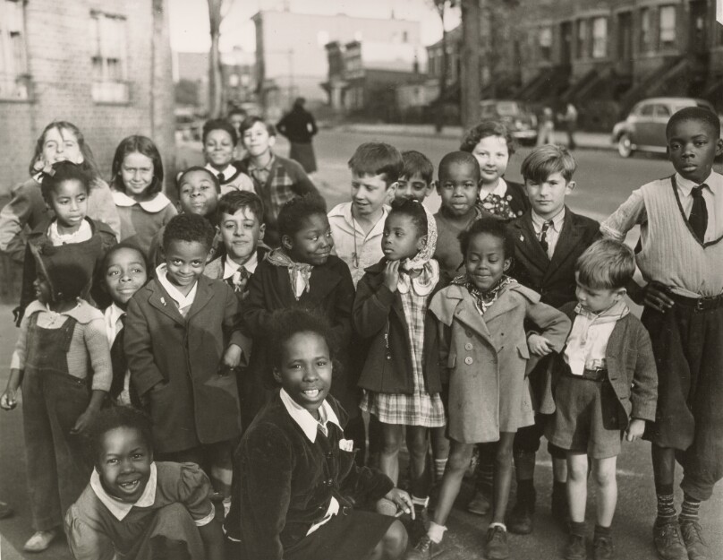 Some World Citizens, Kingsboro Housing Project, Brooklyn